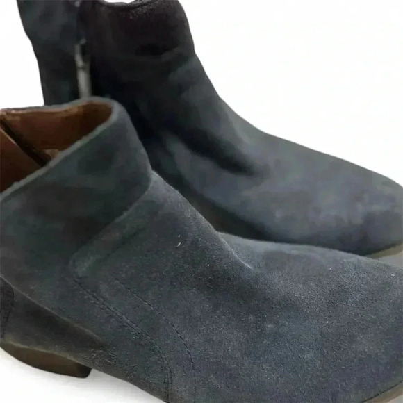 Lucky Brand Brolley Women's Suede Ankle Booties Gray Size 8.5 M - Picture 2 of 5